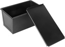 Non-Stick Bread Mold with Lid Household Toast Box 1 Set Baking Supplies for Loaf Bread Sturdy Bakeware for Home Baking