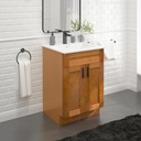 La Royal Maple Shaker Sink Base Bathroom Vanity 24" Width Ready-to-Assemble Cabinet