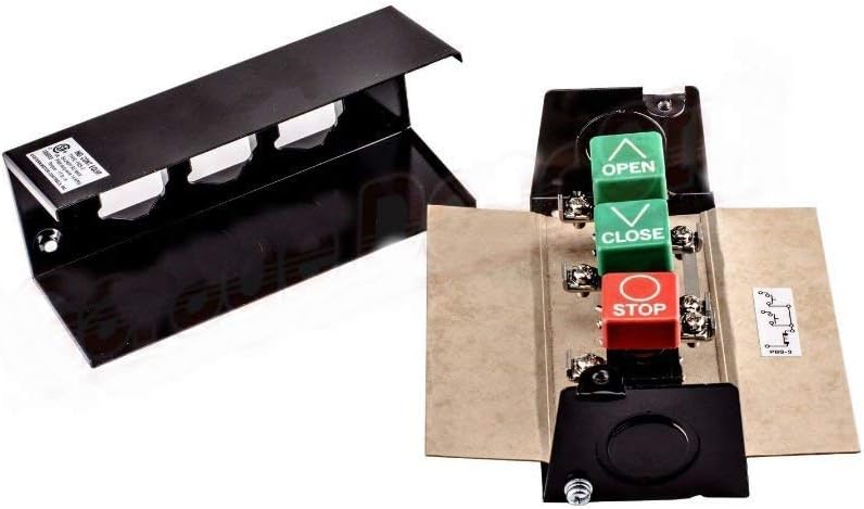 Commercial Garage Door Opener 3 Button Wall Mount PBS 3 Control Station