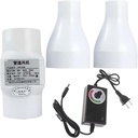 Inline Duct Fan, Room to Room Air Transfer 12v Exhaust Ventilation Fan, System for Garage Exhaust & Basement Ventilation(50 mm to 32 mm,Speed Governor)