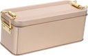 Amosfun Vintage Storage Box for Cookies Candies Snacks Decorative Tinplate Container for Home Storage Compact Lightweight Design for Easy Carrying