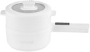HBJWOV Small White Pot Multi-functional Household Non-stick Small Electric Pot Electric Pot Electric Hot Pot