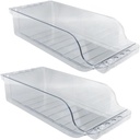 Topyond Soda Can Organizer, 2PCS Stretchable Drink Dispenser, Large Capacity Refrigerator Organizer, Canned Food Storage Holder, for Fridge and Pantry