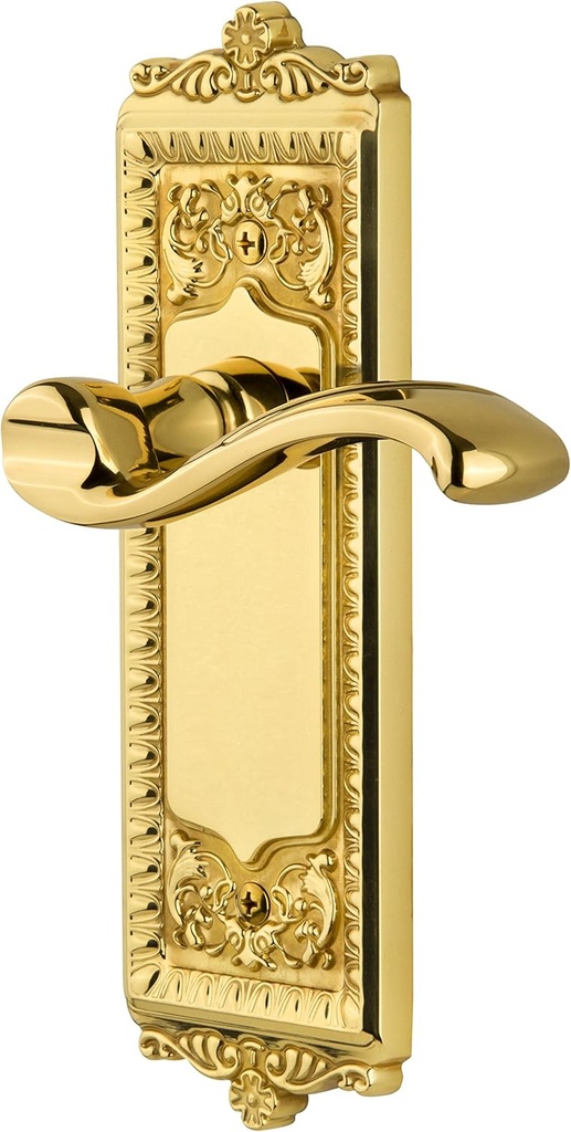 Grandeur 824565, Single Dummy, Lifetime Brass Windsor Plate with Right Handed Portofino Lever
