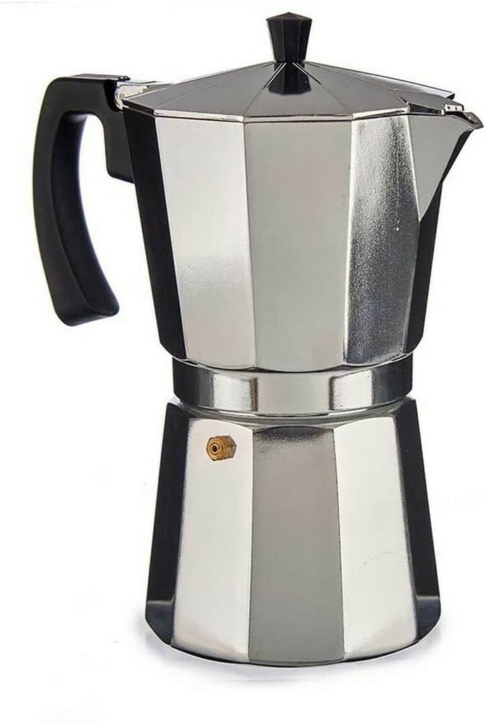 BigBuy Home Italian Coffee Maker 12 Cups Aluminium