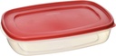 Rubbermaid Plastic Easy Find Lid Food Storage Container, 1.5 Gal, 1777163 set of 2