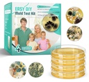 Mold Test Kit for Home Detection: 4 Simple DIY Science Kits for Fastly Testing Home Surfaces & Air Quality Detector & HVAC Monitor Includes Detailed Identification Guide