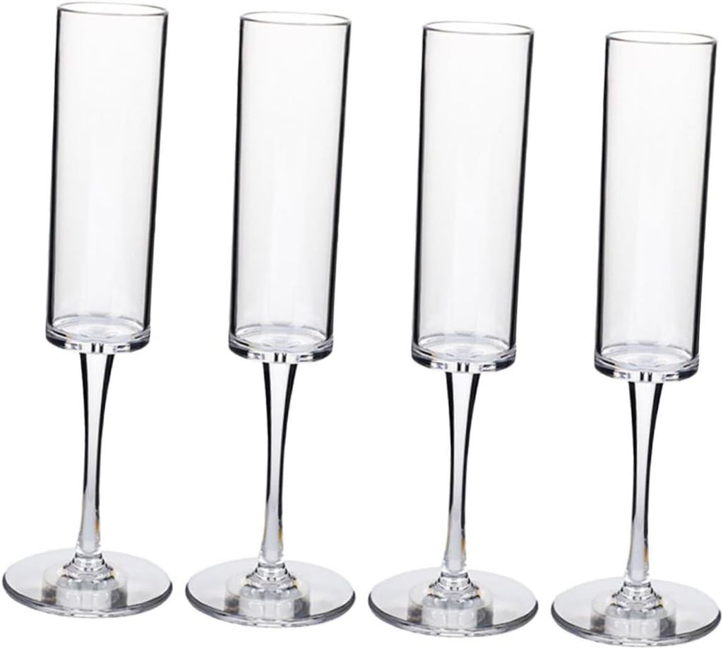 4pcs Flutes Cocktail Goblets Wine Drinking Goblets Shot Glasses Bachelorette Party Cups