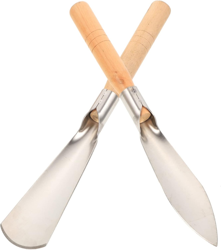 SUPVOX 2pcs Gardening Hand Tools Garden Shovel Transplant Trowel Weeding Tool Strong