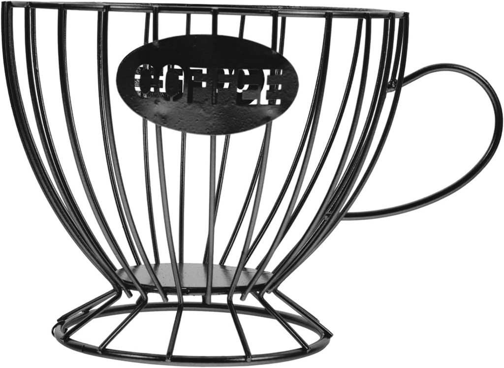 Hemobllo Pod Holder Storage Rack for Cups Snacks Kitchen Counter Accessory Compact Easy to Clean