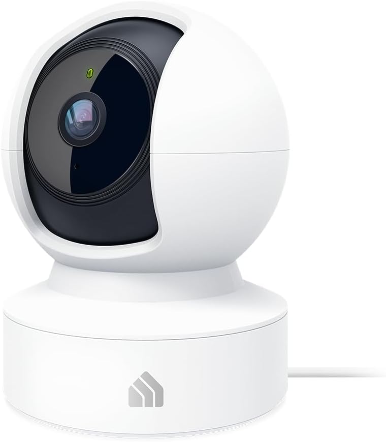 Kasa 2K QHD Security Camera Pan/Tilt, Starlight Sensor for Color Night Vision, Motion Detection for Baby & Pet Monitor, SD/Cloud Storage, Works with Alexa & Google, Free Expert Support (KC410S)