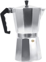 Coffee Maker Stove 3/6/9/12 Cups Aluminum Type Moka Pot Espresso Coffee Maker Stove Home Office Use Hot (Color : Silver, Size : 600ML 12cups) (Silver 150ML 3cups)