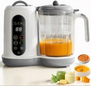 Multifunction Baby Food Maker,Duo Meal Station Baby Steamer and Blender,Auto Cooking & Grinding Puree Blender Grinder Mills Machine with Touch Control Panel
