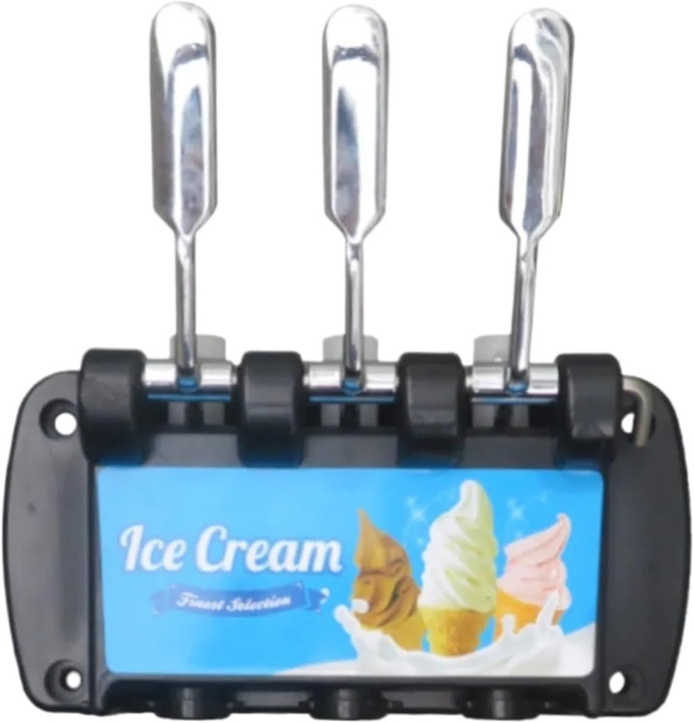 1 Set of Front Panel Block Replacement Parts Soft Ice Cream Makers Accessories, Compatible for MQL, Compatible for Guangshen Soft Serve Icecream Machines