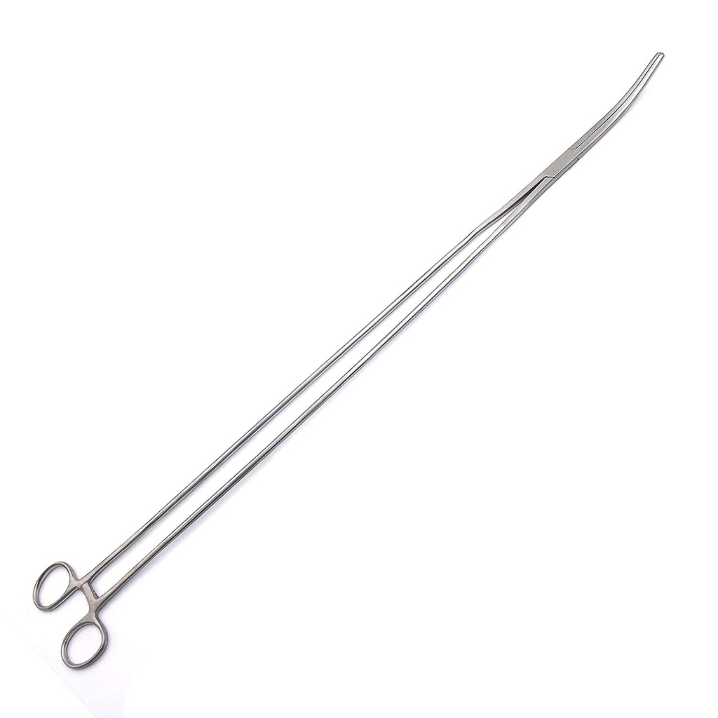 Lock Forceps Stainless Steel Hemostat Curved Serrated 24 Inches Length for Educational Use