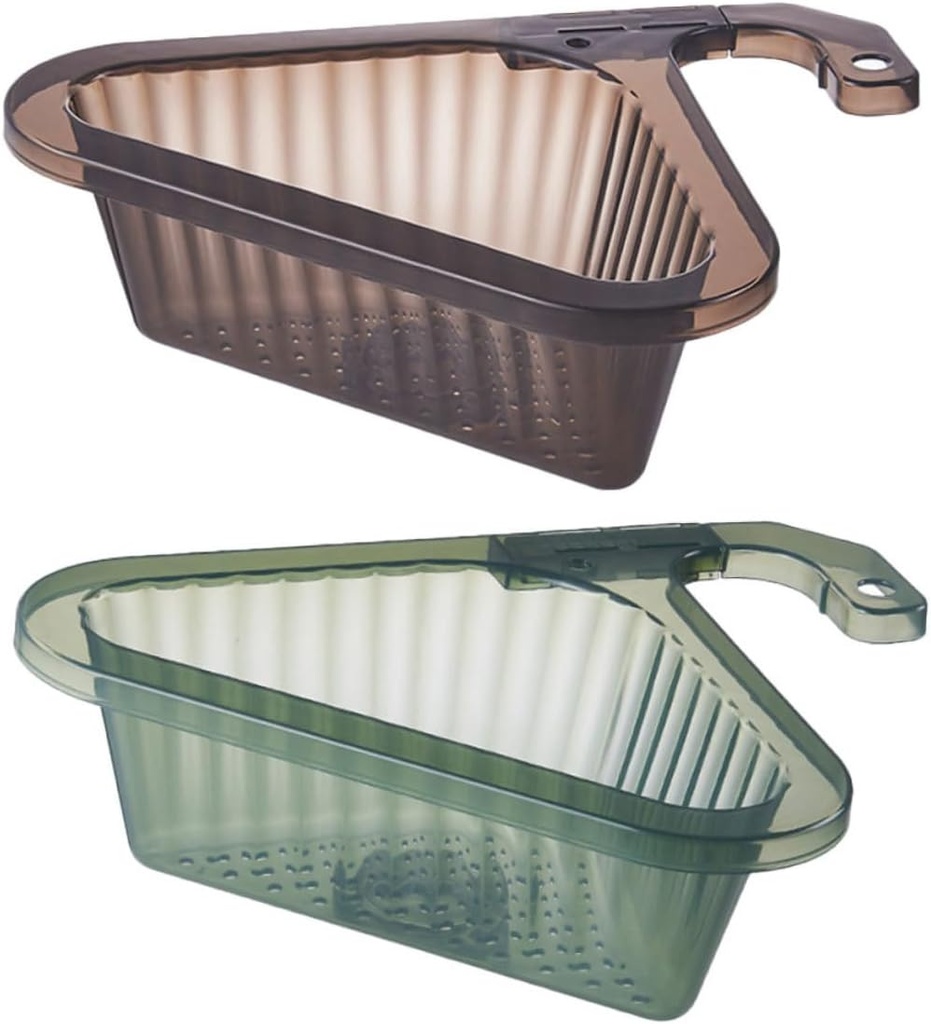 VOSAREA 2pcs Kitchen Sink Drain Basket Dish Drainer for Inside Sink Drain Basket for Kitchen Accessory
