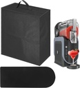 Slushie Machine Cover, Heavy-Duty Nylon Material to Prevent Dust & Stains, Non-Slip Pad Reduces Vibration & Protects Countertops, 2Pcs Accessories Compatible with Ninja FS301C/FS301/FS300
