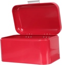 Metal Rice Container Vintage Kitchen Bread Box Airtight Storage Box for Bread Grain for Countertop