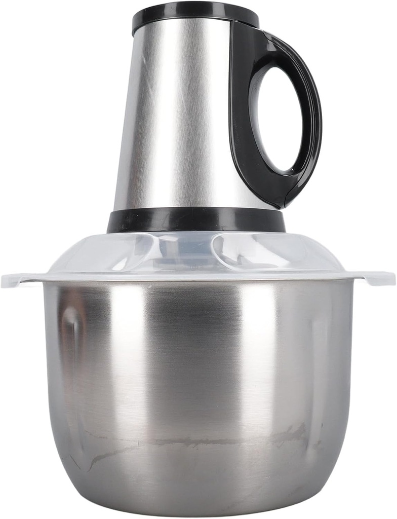 gernie Food Processor High Capacity Meat Grinder Stainless Steel Ample Capacity Vegetable Shredder for Kitchen Home, Large Capacity Chopper Big Capacity Garlic Grinder Food Processors