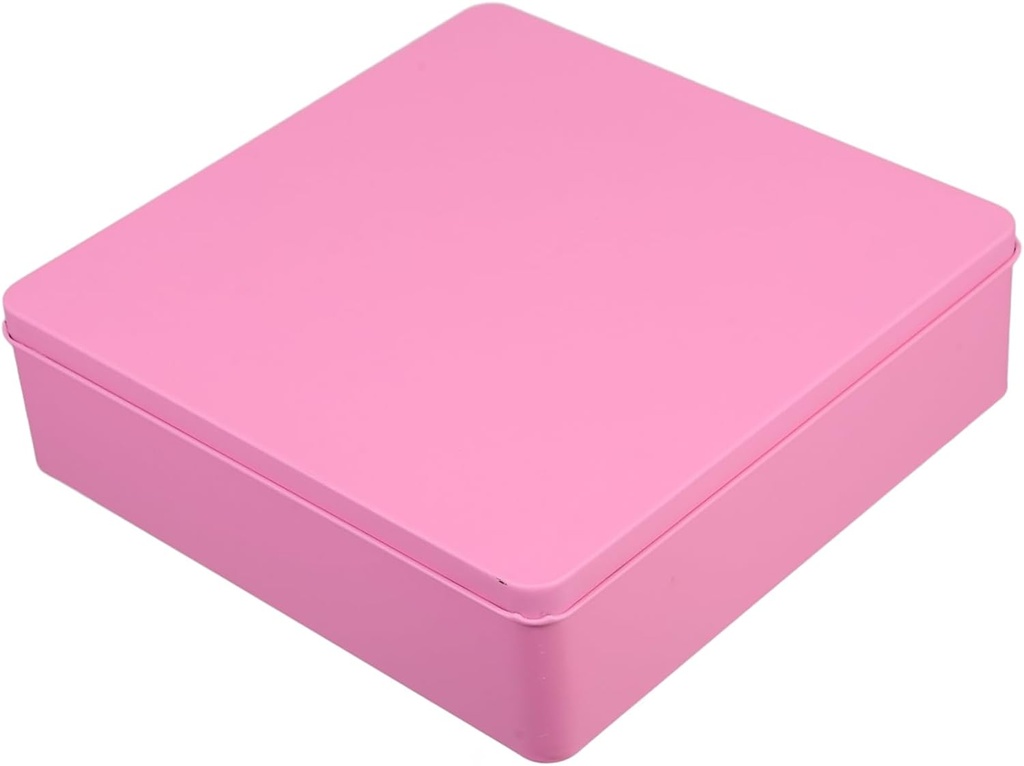 Halloween Cookie Candy Storage Box Large Metal Canister Square Tin Lids for Home