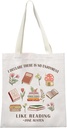 GJTIM J Austen Inspired Gift I Declare There Is No Enjoyment Like Reading Tote Bag Bookish Gift for Book Lovers (Like Reading Tote)