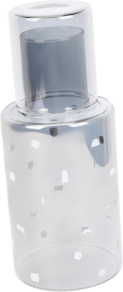 1set Japanese Clear Glass Water Cup with Kettle Practical Drinking Supply for Home Office Multi-functional Beverage Container for Tea Juice and Iced Drinks