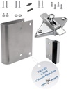 FIX-IT-KIT Bathroom Partition Door Converts Concealed Latch to Slide Latch Operation for Outswing 1" Round Edge Door - 111169