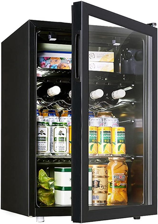 Wine Cabinet Refrigerator, Wine Refrigerator, Household Temperature Control Independent Wine Cellar, Dual Zone Wine Cooler, LED Night Light