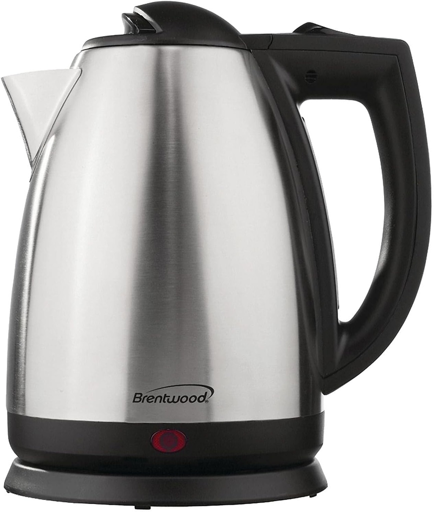 Brentwood KT-1800 2L Stainless Steel Cordless Electric Kettle