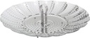 HIC Kitchen Adjustable Steamer Basket, Stainless Steel, Non-Scratch Feet, Expands to 9-Inches, Fits Multiple Pot Sizes
