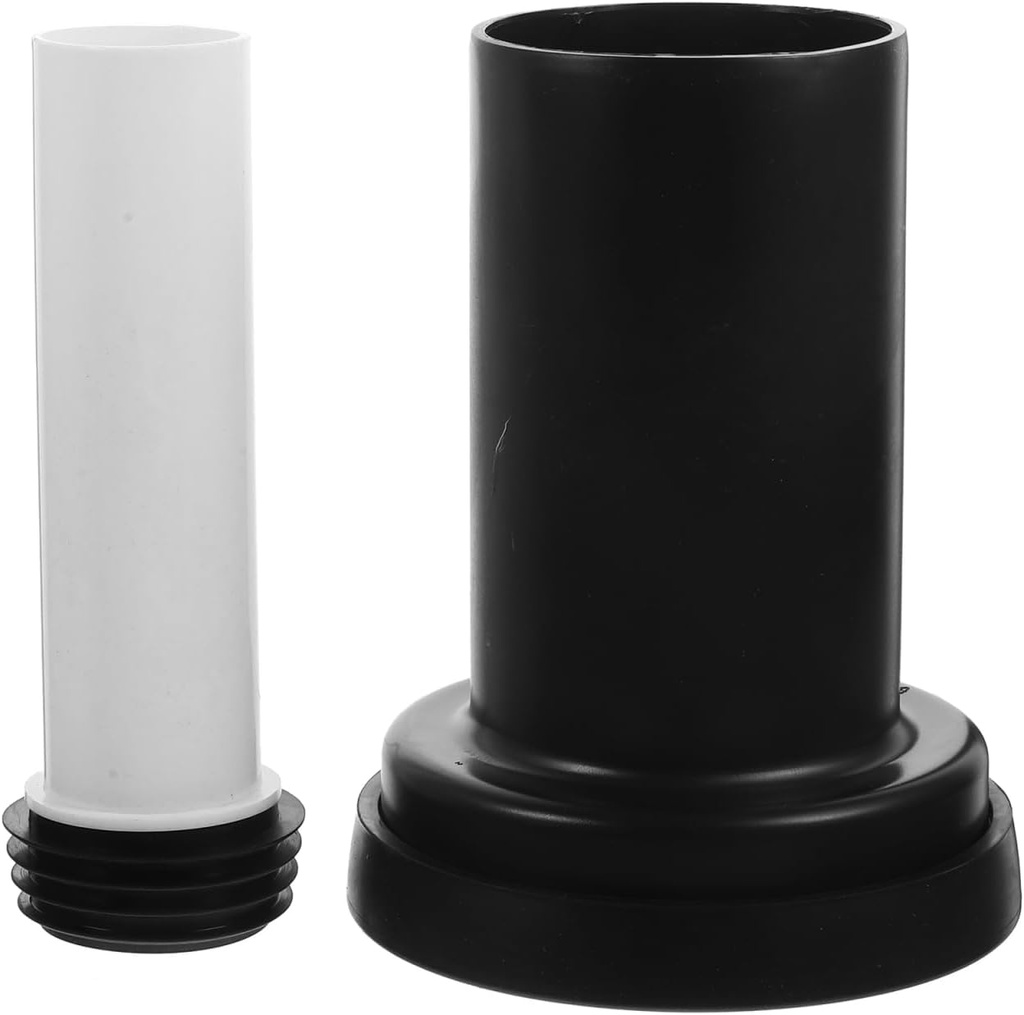 2pcs Lengthened Toilet Flush Pipe Water Drain Tube for Installation Anti-leakage Toilet Accessory