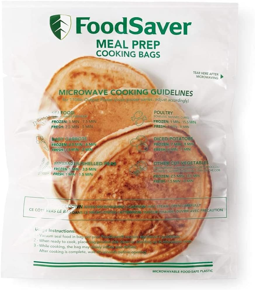 FoodSaver Microwavable Meal Prep Bags Vacuum Sealers