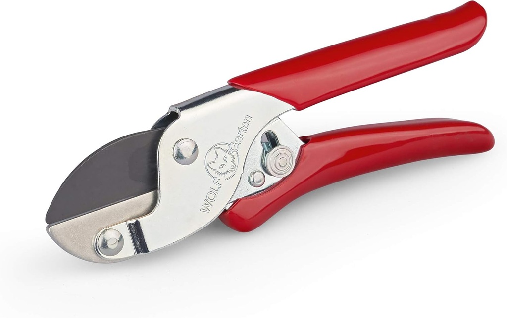 Wolf-Garten RSEN Anvil Secateurs, Red, 39.5x7.84x3 cm