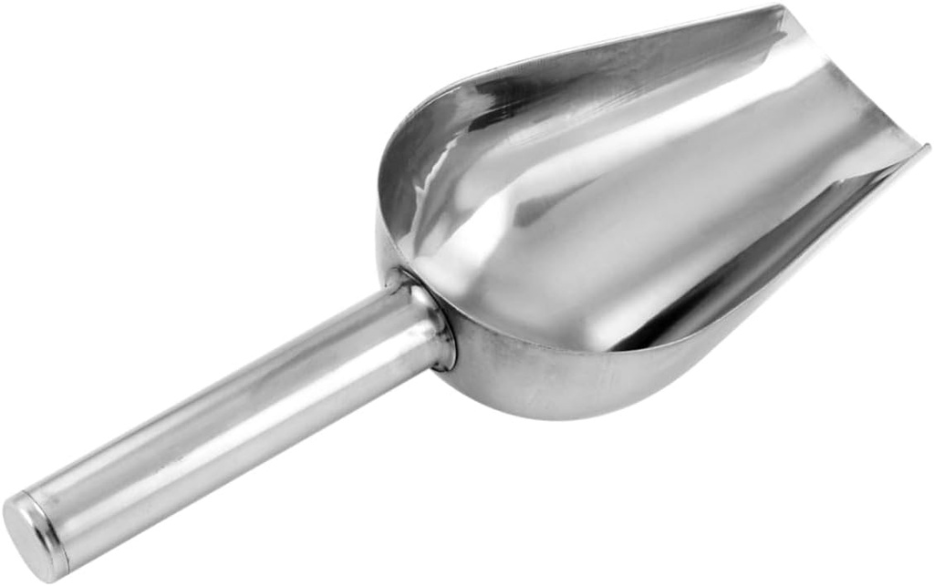 HANABASS Multifunctional Stainless Steel Food Scoop Pet Food Flour Candy More Durable Shovel for Easy Scooping Random Handle Style for Cooking Ingredients