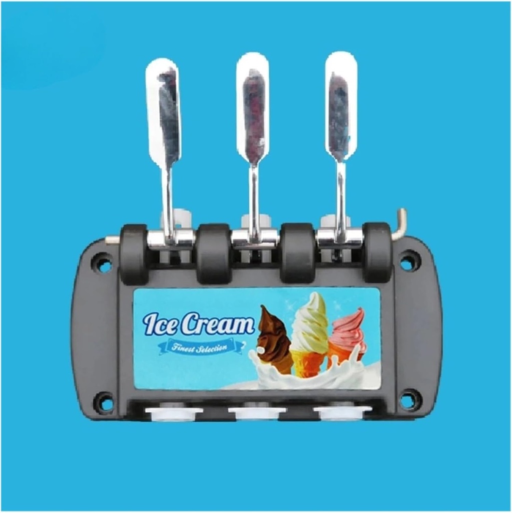 1 Full Set Front Panel Block Replacement Parts Soft Ice Cream Makers Accessories Face Plate, Compatible for GUANGSHEN