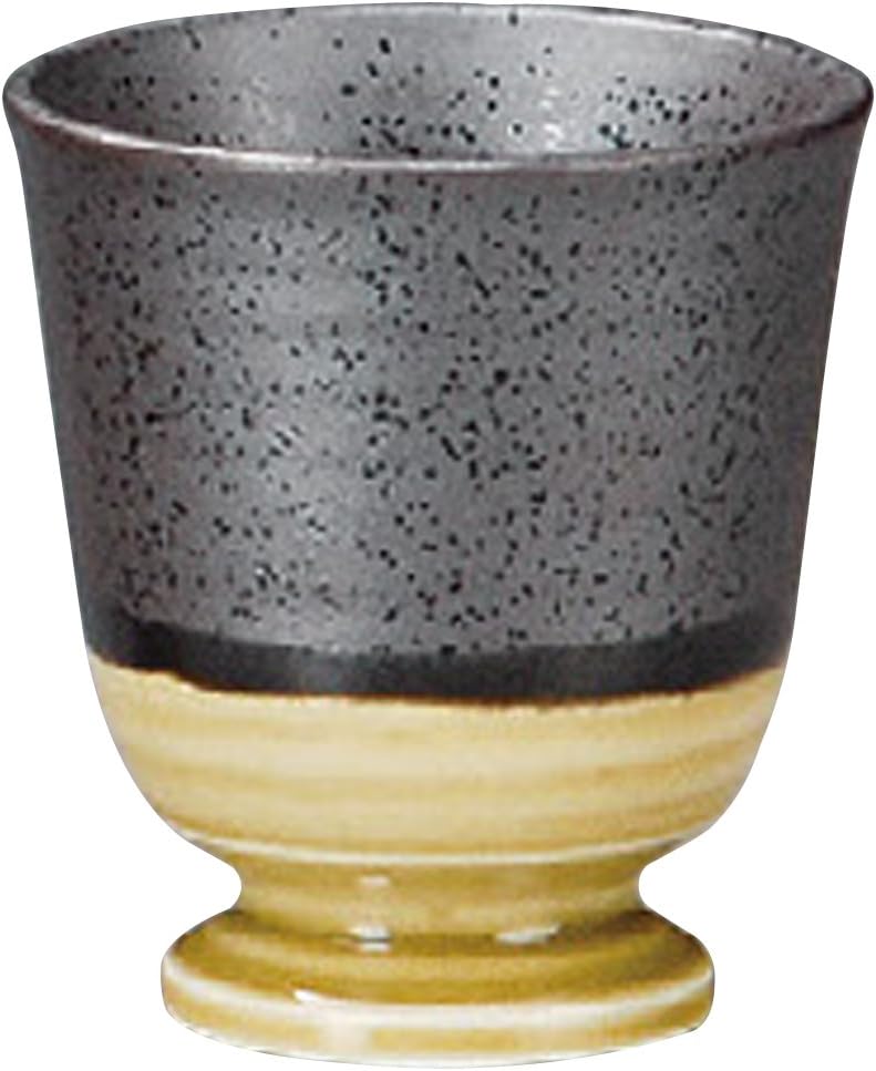 山下工芸(Yamashita kogei) Yamasita Craft 11306410 Iron Glaze Goblet 2.6 x 2.7 x 2.9 inches (6.7 x 6.7 x 7.3 cm)