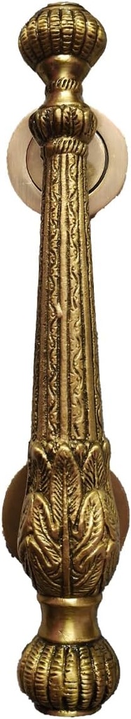 10" Brass Minar Design Door Handle, Main Door Handles, Antique Heavy Duty Decorative Vintage Door Handles,Pull for Dresser Temple Cupboard Drawer Home Furniture Hardware Accessory