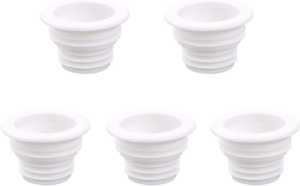 5 Pack Universal Fit Drain Pipe Hose Silicone Plug,Washing Machine Drain Hose Seal Plug Sewer Seal Ring for Washing Machine Laundry Room Bathroom Bathtub