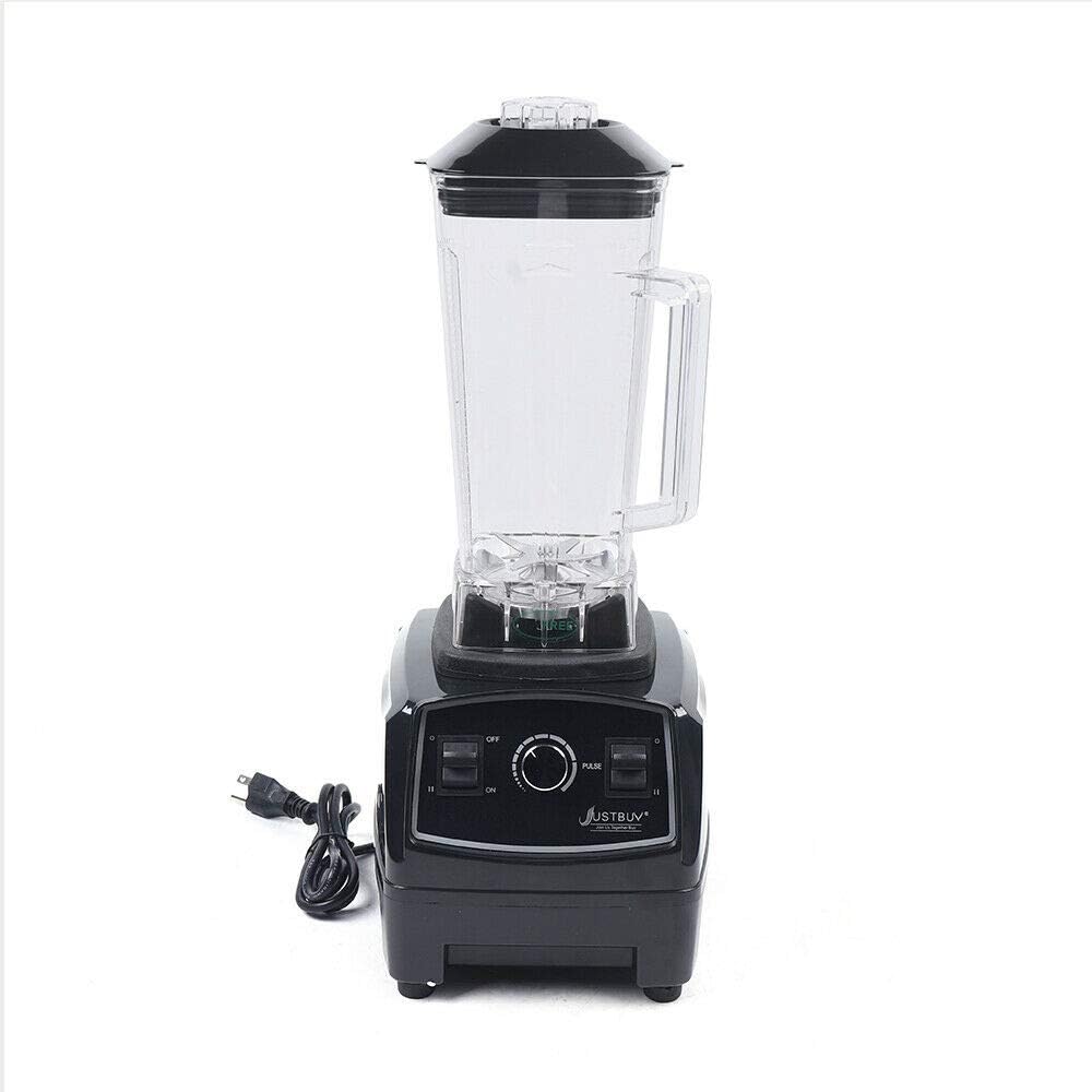 Commercial Grade Blender Mixer 2200W Smoothie Shake Blender Portable Food Blenders Juice Maker Extractor Countertop Blender Fruit Food Mixer Soy milk Juicer Processor (Black)