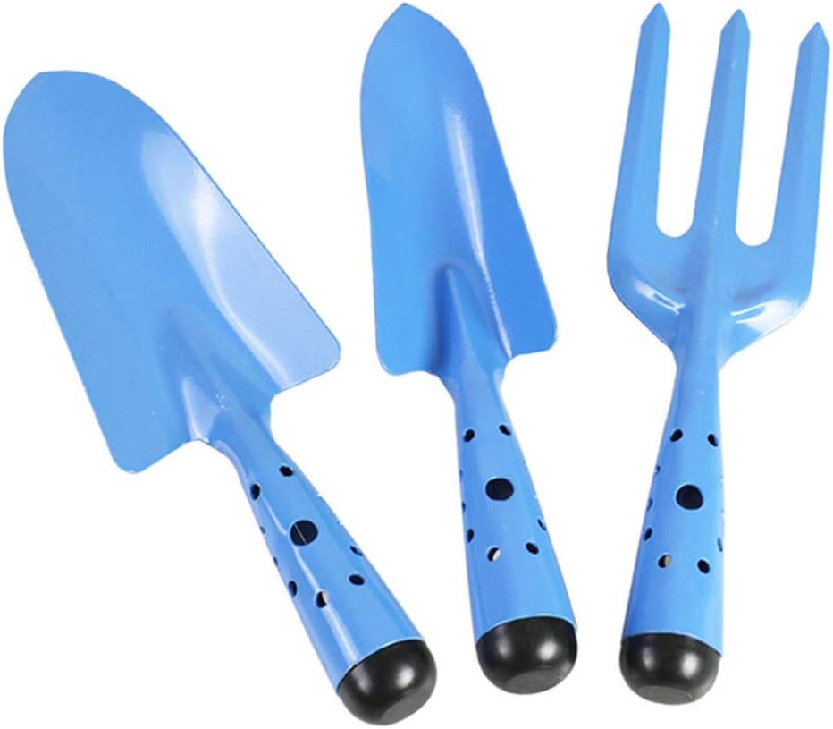 3PCS Mini Garden Tools Sets Durable Gardening Hand Tool Ergonomic & Rust Resistant for Women Kid Men Gardener