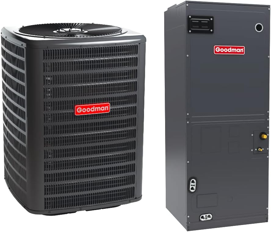 3.5 Ton 15.2 SEER2 Goodman Multi-Position Air Conditioner System with Models GLXS5BA4810 and AMST48CU1300