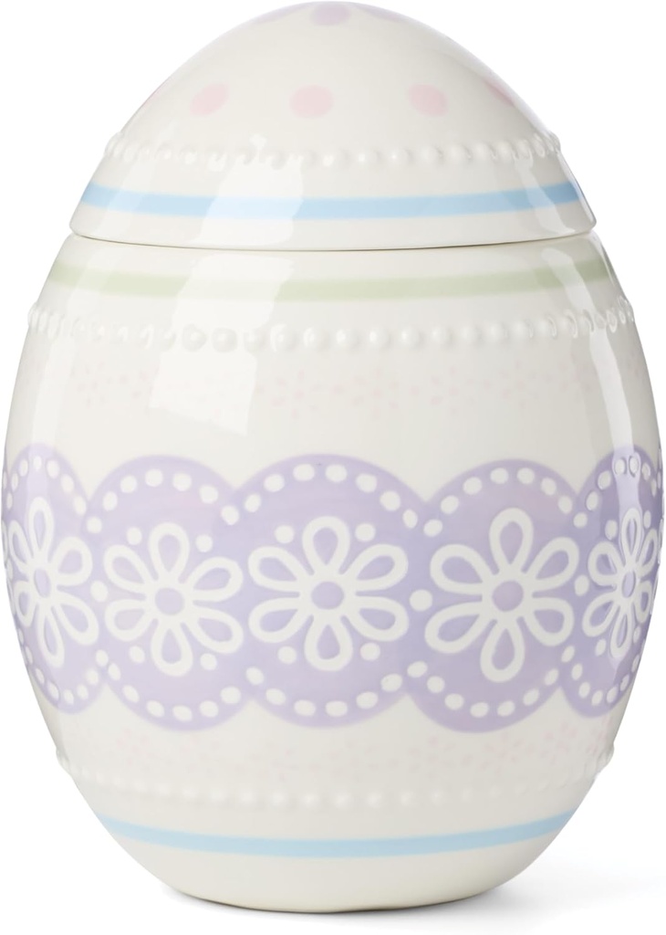 Oneida 898193 Bunny Hop Easter Egg Candy Jar
