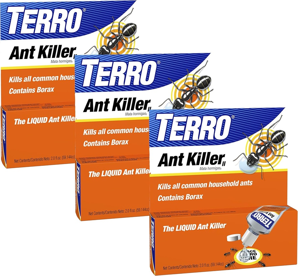 TERRO T200-3SR Liquid Ant Killer – 3 Pack Terro Liquid Ant Baits