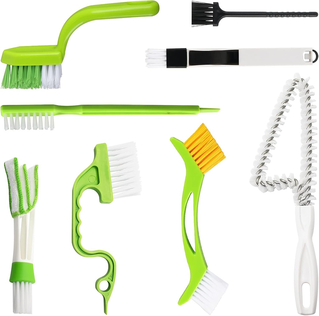 Openfly Hand-held Groove Gap Cleaning Tools, Tile Joint Scrub Brush Window Track Grout Cleaning Brushes to Deep Clean Kitchen Sink Bathroom Edge Corner