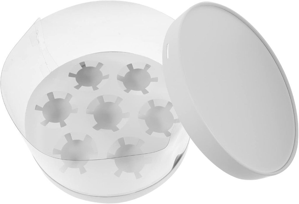 Cupcake Carrier Box Muffin Cake Packaging Container for Safe Transport of Pastries and Desserts for Bakeries Events and Family Use