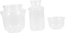 BESTYASH 1set Glass Sake Warmer Heat-resistant Glass Teapot Warmer for Tea Pot Wine