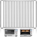 GCQ Smart Oven Rack for Breville Air Fryer Countertop Oven BOV900BSS, 16''*12'' Stainless Steel Air Fryer Accessories Replacement Parts Roasting Steamer Grill Racks Baking Tray, Dishwasher safe