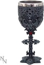 Nemesis Now Vampires Goblet 18.8cm Black, Resin w/Stainless Steel Insert, One Size
