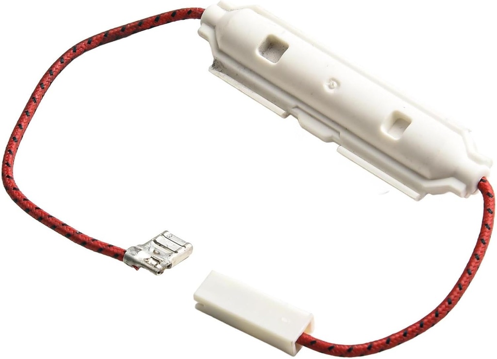 High Voltage Microwave Oven Fuse 5KV Universal Replacement Parts Compatible with Multiple Current Ratings 0.65A 0.7A 0.75A 0.8A 0.9A White Ceramic Fuse Holder (5KV0.75A)