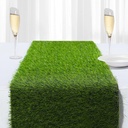 Artificial Grass Table Runners-13 x 36 Inches Faux Grass Table Runner for Golf Themed Party,Synthetic Turf Table Runner for Wedding Party, Birthday, Banquet, Baby Shower, Home Decor